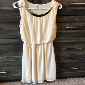 White and Gold Dress